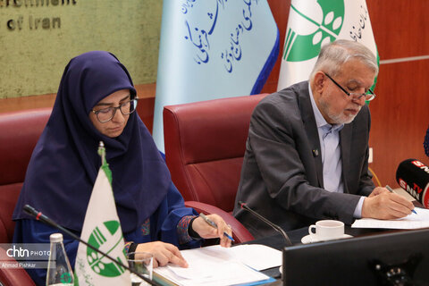 مراسم امضای تفاهم‌نامه راهبردی وزارت میراث‌فرهنگی و سازمان حفاظت محیط‌زیست