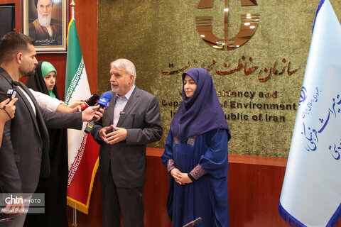 مراسم امضای تفاهم‌نامه راهبردی وزارت میراث‌فرهنگی و سازمان حفاظت محیط‌زیست