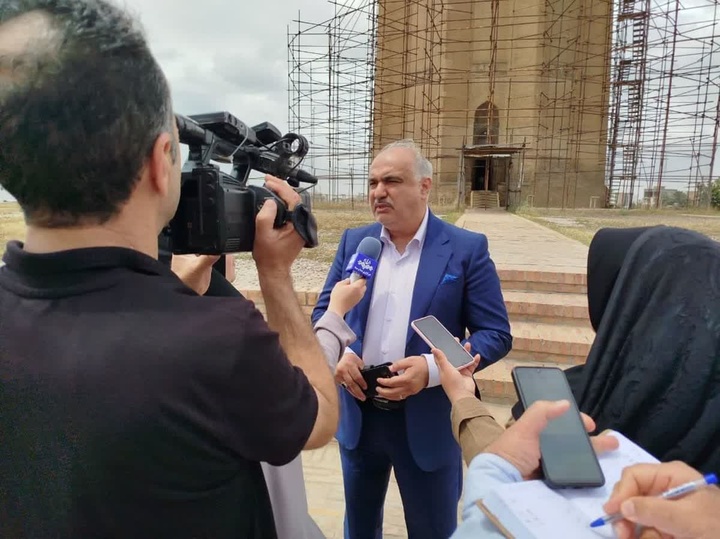 پایان ۶ سال حصار فلزی بر قامت گنبد قابوس/ آغاز برچیدن داربست‌ها و رهایی منظر میراث جهانی