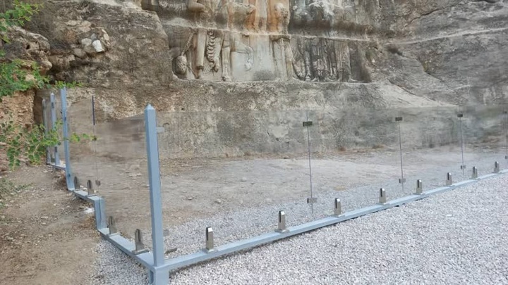 پیشرفت چشمگیر در ساماندهی مسیر دسترسی به نقوش صخره‌ای تنگ چوگان