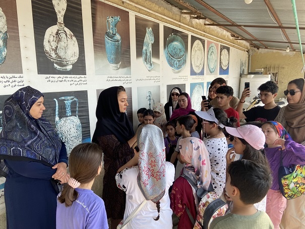بازدید کودکان و نوجوانان گنبدکاووس از شهر باستانی گرگان(جرجان)