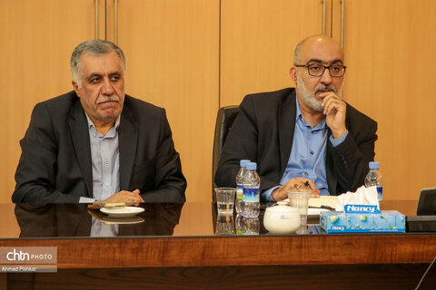 بازدید وزیر میراث‌فرهنگی از موسسه مطبوعاتی اطلاعات