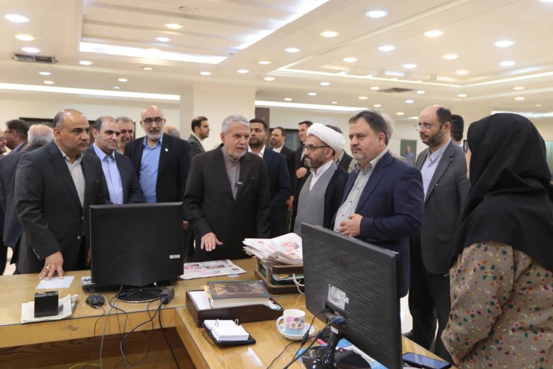 بازدید وزیر میراثفرهنگی از موسسه مطبوعاتی اطلاعات/ تأکید بر ثبت و صیانت از میراث مطبوعاتی کشور
