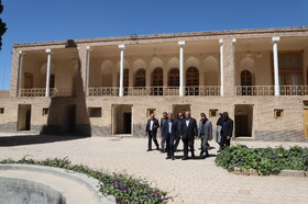 بازدید شهردار بیرجند از باغ تاریخی رحیم آباد