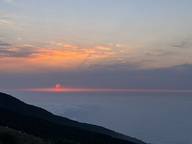 غروب‌ رویایی در ییلاق درازنو