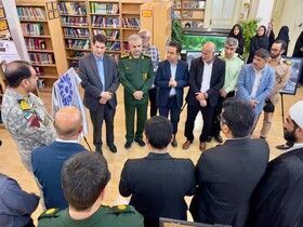 رونمایی از  لوح ثبت ملی کتابخانه شهید شریف شهرستان خرمشهر