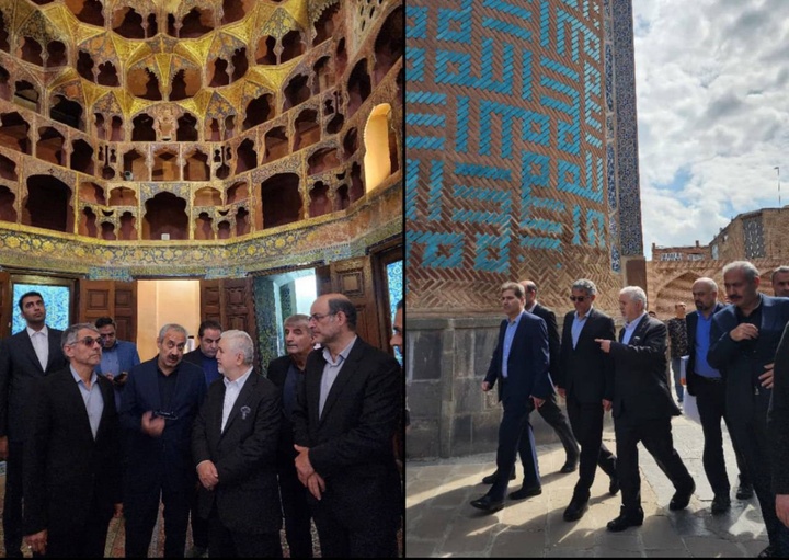 بازدید علی دارابی از بقعه شیخ صفی‌الدین اردبیلی/ نیازها و راهکارهای حفاظت از میراث جهانی