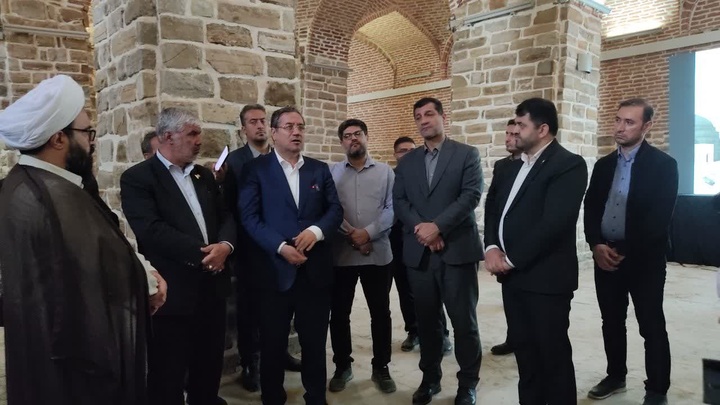 بازدید استاندار آذربایجان‌غربی از روند مرمت مسجد جامع ارومیه و دستور رفع اشکالات برای ثبت جهانی 