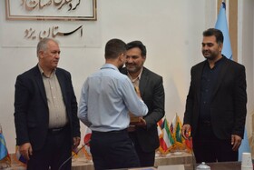 تجلیل از سربازان یگان حفاظت میراث‌فرهنگی یزد