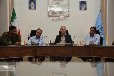 تجلیل از سربازان یگان حفاظت میراث‌فرهنگی یزد