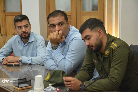 تجلیل از سربازان یگان حفاظت میراث‌فرهنگی یزد