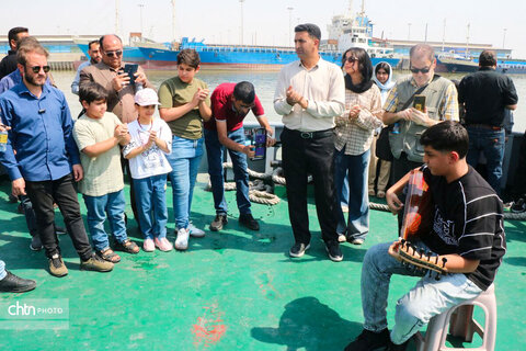 گشت دریایی گردشگری دفاع‌مقدس و مقاومت ویژه اصحاب رسانه خوزستان