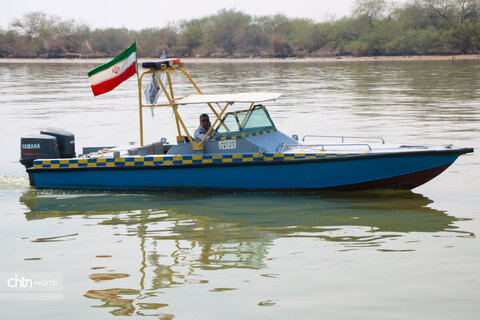 گشت دریایی گردشگری دفاع‌مقدس و مقاومت ویژه اصحاب رسانه خوزستان