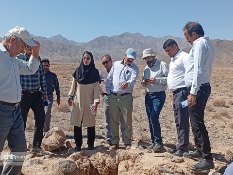 بازدید اعضای هیات علمی پژوهشگاه میراث فرهنگی از بهاباد