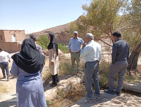 بازدید اعضای هیات علمی پژوهشگاه میراث فرهنگی از بهاباد