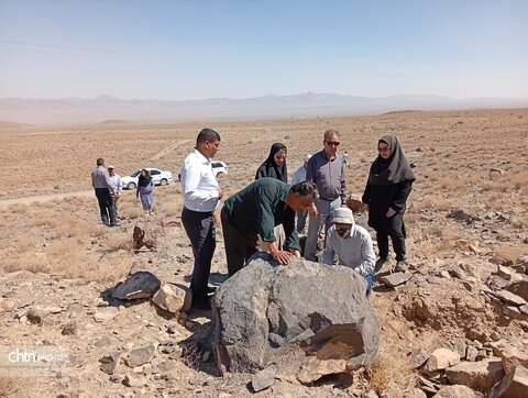 بازدید اعضای هیات علمی پژوهشگاه میراث فرهنگی از بهاباد