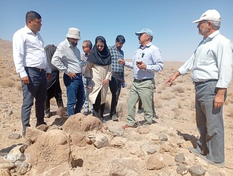 بازدید اعضای هیات علمی پژوهشگاه میراث فرهنگی از بهاباد