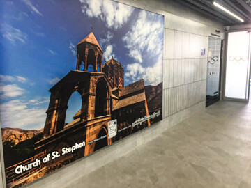 ورزشگاه یادگار منقش به تابلوهای معرفی جاذبه‌های گردشگری آذربایجان/ بهره‌گیری از ظرفیت بازی‌های آسیایی برای معرفی استان