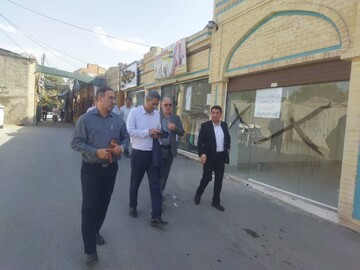 بازدید مدیرکل میراث‌فرهنگی خراسان شمالی از مجموعه سبزه‌میدان بجنورد