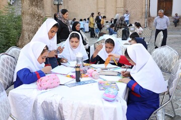 کارگاه نقاشی جاذبه‌های گردشگری کردستان ویژه کودکان در سنندج برگزار شد