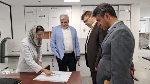بازدید مدیرکل بودجه از ساختمان اداره کل میراث فرهنگی تهران