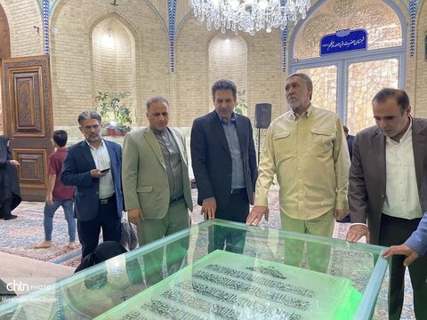 مشاور وزیر میراث‌فرهنگی حرم مطهر حضرت معصومه(س) را زیارت کرد