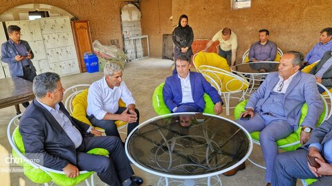 بازدید فرماندار شهرستان اهر و معاون گردشگری اداره کل میراث فرهنگی آذربایجان شرقی از مجتمع سوارکاری چاکرا