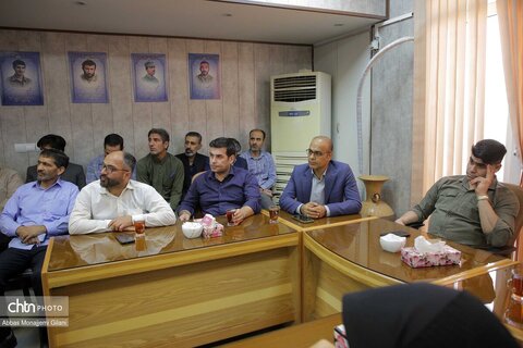 تجلیل از کارمندان ایثارگر و فرزندان شهید میراث‌فرهنگی قم