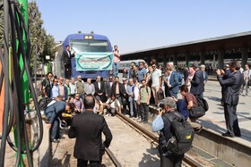 نخستین قطار گردشگری سرخس ویژه فعالان صنعت گردشگری خراسان رضوی