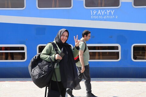 نخستین قطار گردشگری سرخس ویژه فعالان صنعت گردشگری خراسان رضوی