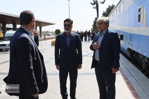 نخستین قطار گردشگری سرخس ویژه فعالان صنعت گردشگری خراسان رضوی