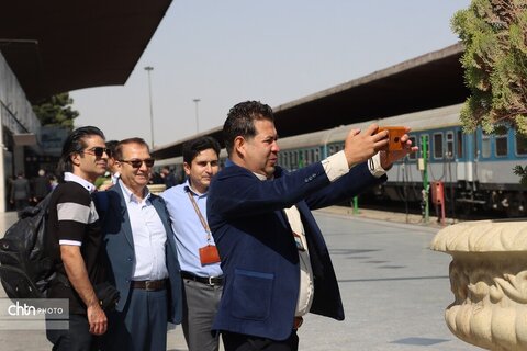 نخستین قطار گردشگری سرخس ویژه فعالان صنعت گردشگری خراسان رضوی