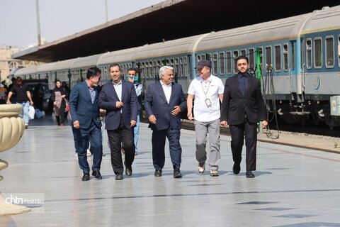 نخستین قطار گردشگری سرخس ویژه فعالان صنعت گردشگری خراسان رضوی