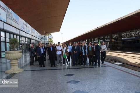 نخستین قطار گردشگری سرخس ویژه فعالان صنعت گردشگری خراسان رضوی