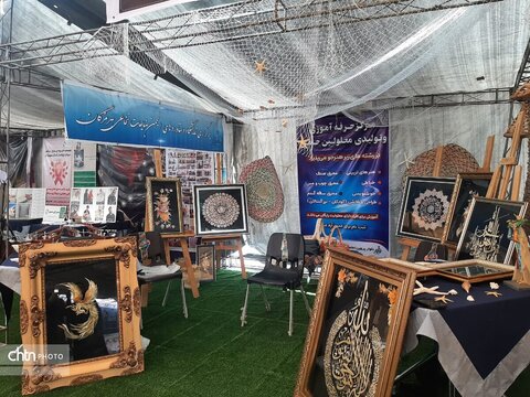 بازدید رئیس جمهور از نمایشگاه صنایع‌دستی و معرفی توانمندی‌های استان هرمزگان