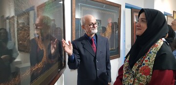 افتتاح نگارینه خط استاد عباس رحیمی در خانه بهزاد