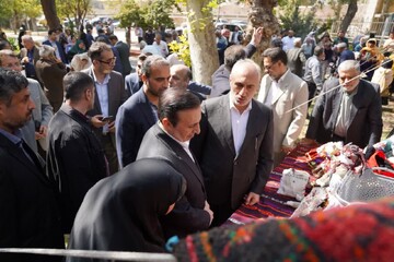 بازدید معاون رییس جمهور و رییس سازمان برنامه و بودجه کشور از دولتخانه صفوی و کاروانسرای جهانی سعدالسلطنه