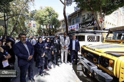 گردهمایی خودروهای کلاسیک در آخرین روز از هفته گردشگری اصفهان