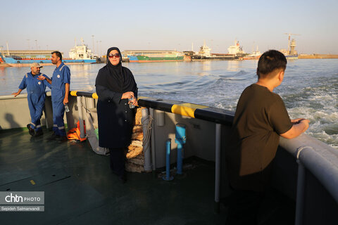 گشت دریایی گردشگری خانواده‌محور در خرمشهر