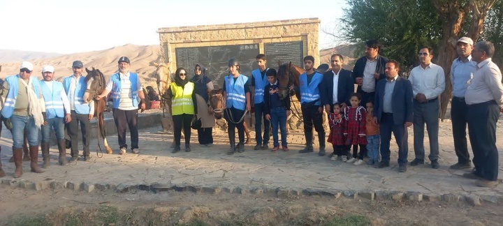 پیمایش مسیر ۸۰ کیلومتری قنات جهانی قصبه تا قنات جهانی بلده با سوارکاران شهرستان گناباد