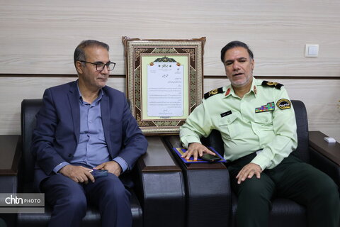 نشست با سردار امجدیان فرمانده نیروی انتظامی چهارمحال و بختیاری