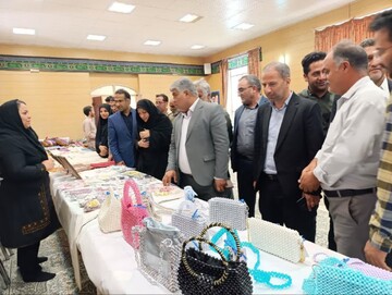 خلاقیت و اصالت هنر خوسف در نمایشگاه یک‌روزه توانمندی‌های روستایی