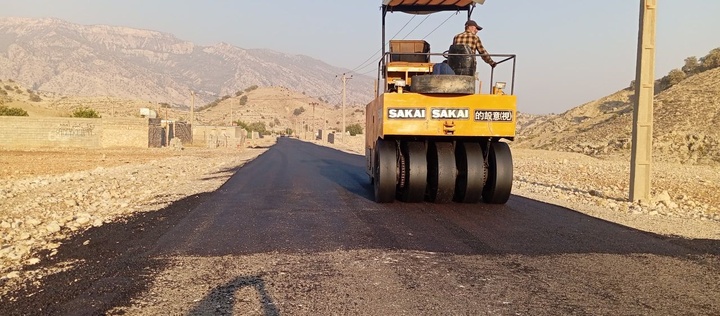 جاده روستای گردشگری «برم‌الوان» کهگیلویه و بویراحمد بهسازی شد