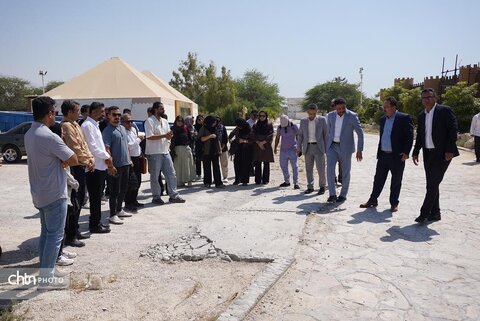 بازدید راهنمایان گردشگری استان بوشهر از مجتمع گردشگری پازارلند