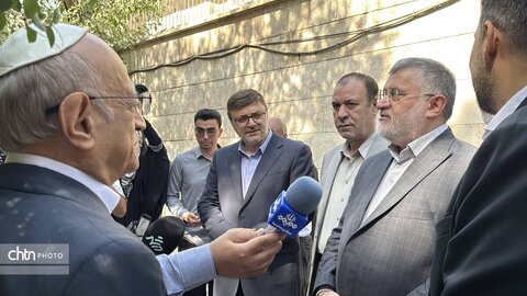 بازدید استاندار تهران خیابان سی تیر