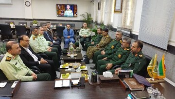 دیدار سرپرست اداره‌کل میراث‌فرهنگی استان گیلان با فرمانده انتظامی استان