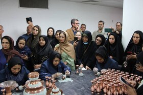 بازدید تخصصی روسا و کارشناسان صنایع‌دستی یزد از کارگاه‌های اصفهان