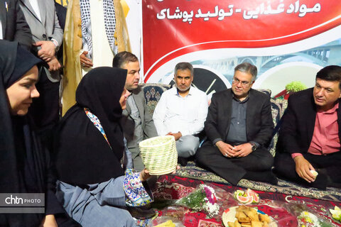 بازدید معاون صنایع دستی وزیر میراث فرهنگی، گردشگری و صنایع دستی از نمایشگاه توانمندی‌های روستاها و عشایر در اهواز