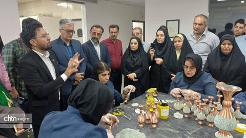 بازدید تخصصی روسا و کارشناسان صنایع‌دستی یزد از کارگاه‌های اصفهان