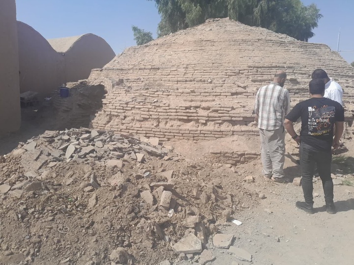 آغاز مرمت آب‌انبار بزرگ شهر کهن‌آباد شهرستان آرادان